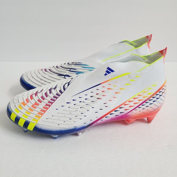 Adidas Men’s Size 9 Predator Edge+ Soft Ground Soccer Cleats GW1035 Rare $275 Adidas PREDATOR EDGE + SG Soccer AL RIHLA PACK WHITE  main image 4
